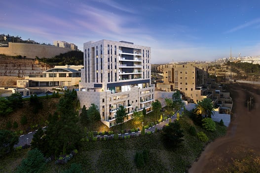 פרויקט של בית ירושלמי ברמות, צילום: תכנון אלי רכס, הדמיות גיא שחם